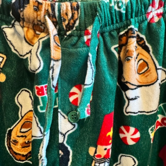 Elf Buddy The Elf Son Of A Nutcracker Fleece Lounge Pajama Pants Sz L (no tag) - Picture 2 of 9